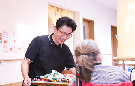 家庭的な雰囲気の中でやすらげる空間